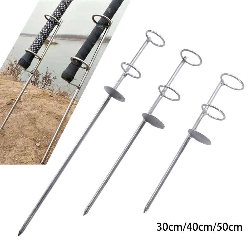 Fishing Rod Building Kit - Draagbare Hengel Houder Ondersteuning Roestvrijstalen Grond