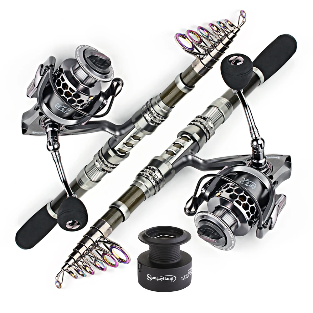 Fishing Rod Surf - Dougayilang 1.8-3.3M Koolstofvezel Draaiende Hengel En
