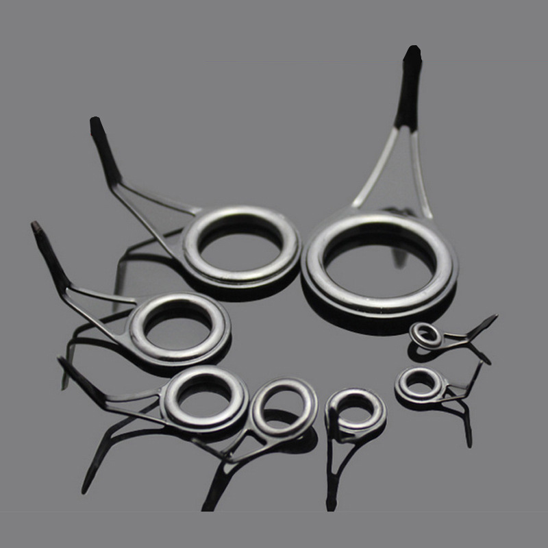 8 stuks hengelgeleiderringen,  - Fishing Rod Building Kit recensie en prijs
