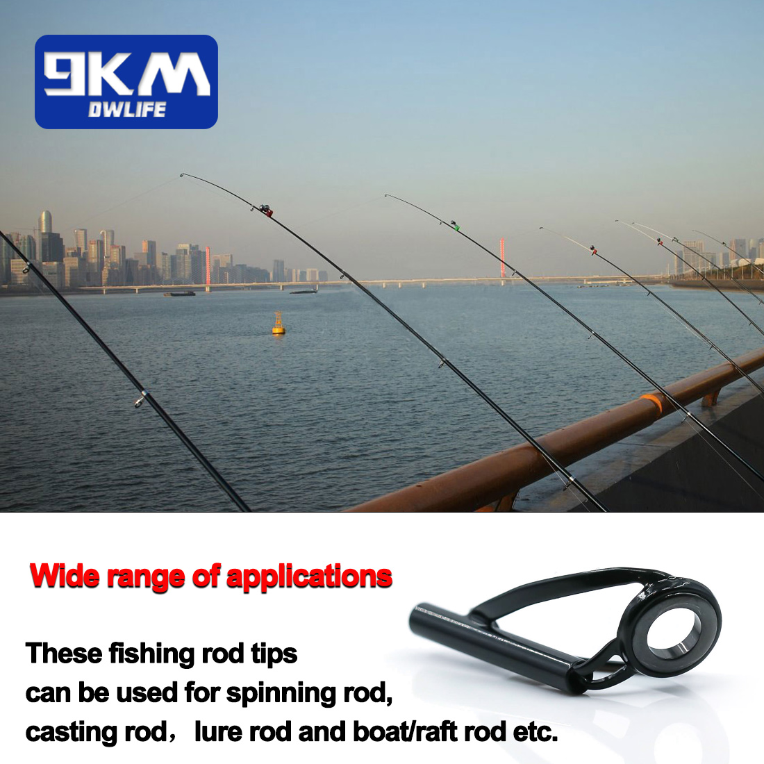 Reparatieset voor hengeltopgel - Fishing Rod Guide Replacement recensie en prijs