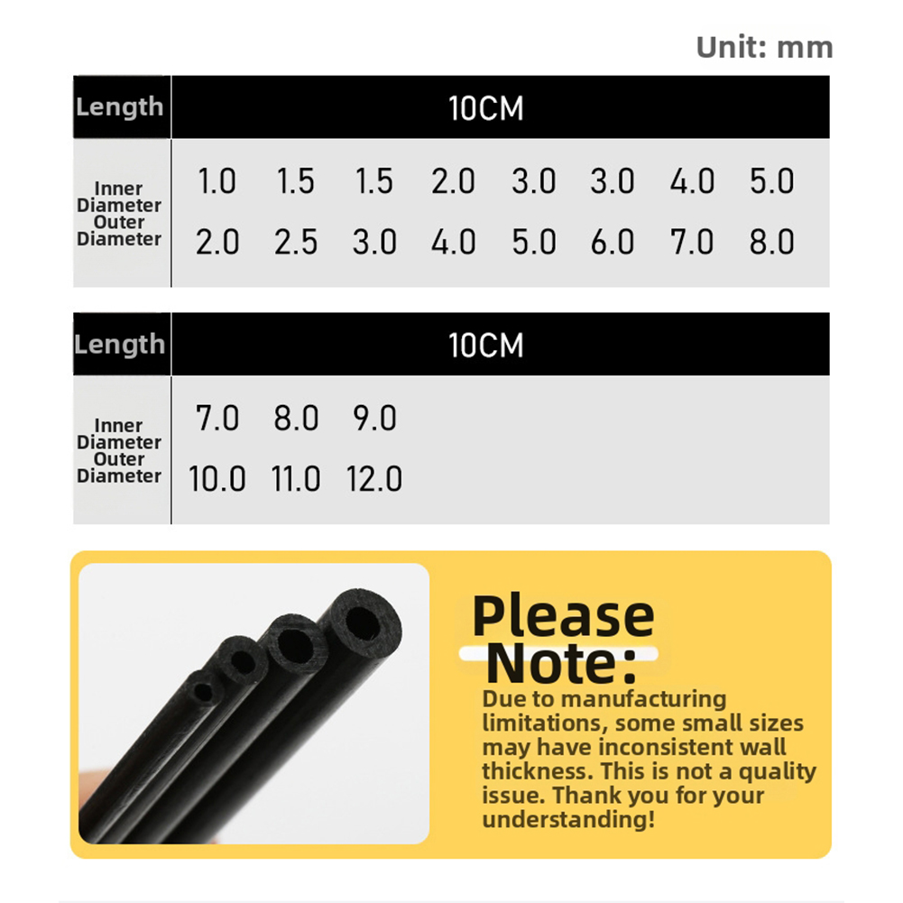 10cm Zwarte Holle Koolstofveze - Fishing Rod Carbon Fiber recensie en prijs
