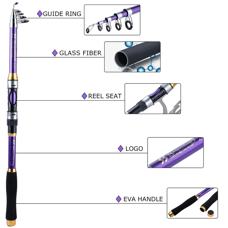 Dougayilang 4 Kleuren Telescop - Fishing Rod Surf recensie en prijs