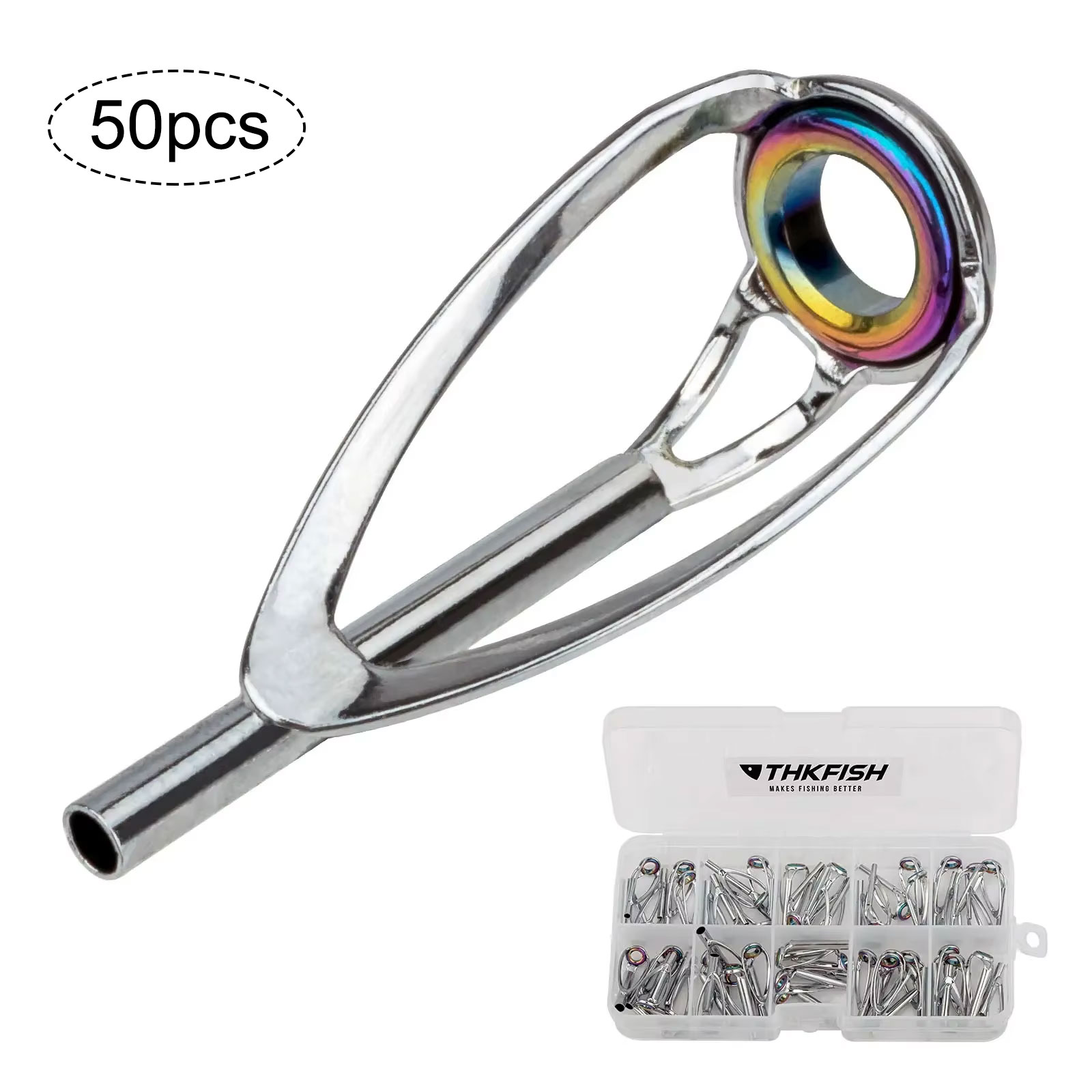 50 Stuks Hengel Tip Top Repara - Fishing Rod Guide Replacement recensie en prijs