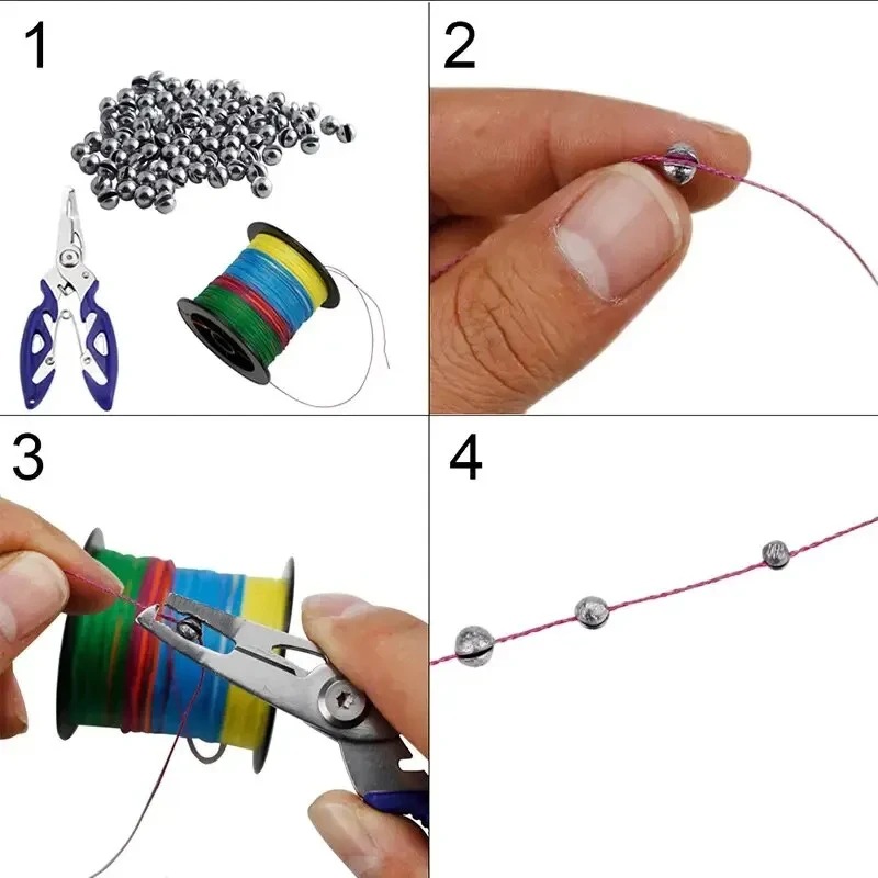 Split Shot Fishing Sinkers Gew - Fishing Rod Building Kit recensie en prijs
