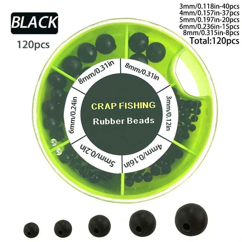 120 stuks rubberen kralenset v - Fishing Rod Building Kit recensie en prijs